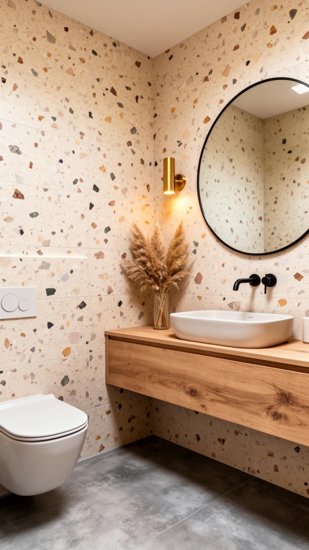 Toaleta · TerraLinea Gobi Nude & Cemento Silver